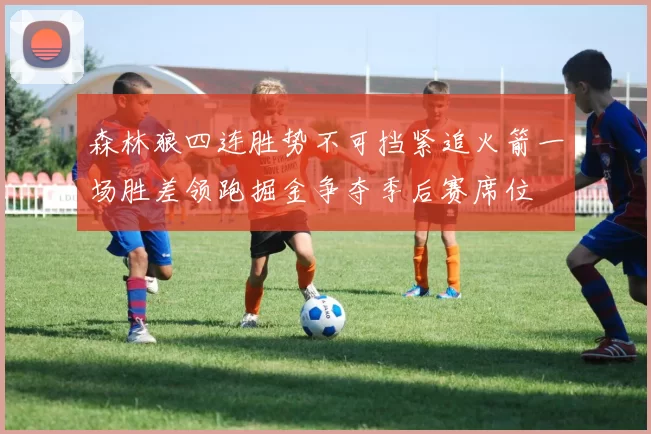 森林狼四连胜势不可挡紧追火箭一场胜差领跑掘金争夺季后赛席位